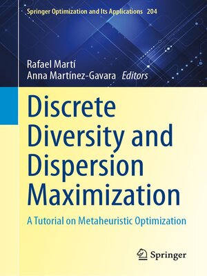 cover image of Discrete Diversity and Dispersion Maximization